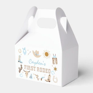 First Rodeo Pastel First Birthday Favour Box