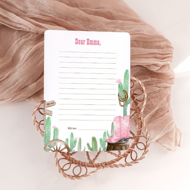 First Rodeo Pink Wild West Time Capsule Cards (Creator Uploaded)