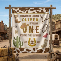 First Rodeo Western 1st Birthday Party Welcome