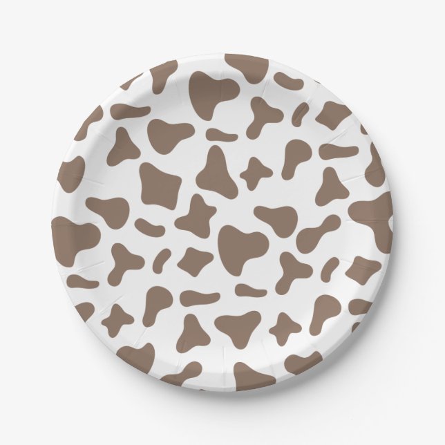 First Rodeo Western Cowboy 1st Birthday Paper Plat Paper Plate (Front)