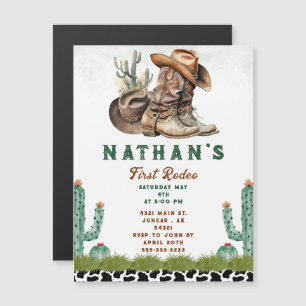 First Rodeo Western Horse Cowboy Hat Cactus