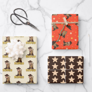 First Rodeo Wrapping Paper Sheet