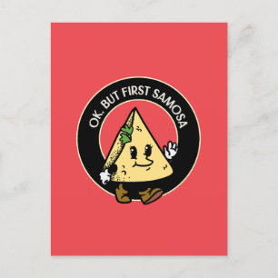 First Samosa Postcard