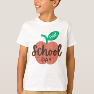 First school day back to school apple kids T-Shirt