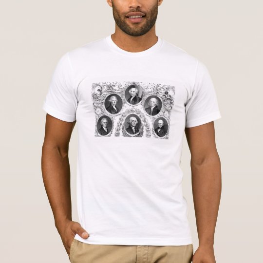 First Six U.S. Presidents T-Shirt