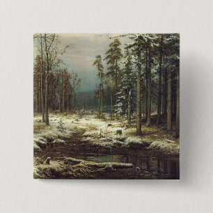 First Snow 15 Cm Square Badge