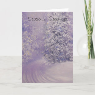 FIRST SNOW, CHRISTMAS CARD