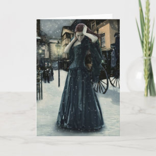 First snow holiday card