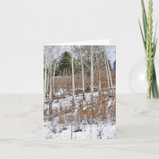 First Snow Holiday Card (Front)