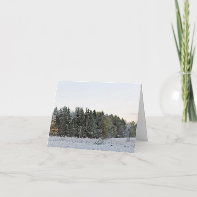 First Snow Holiday Card (Front)