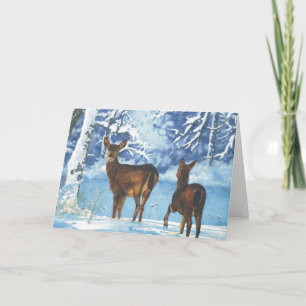 First Snow Holiday Card