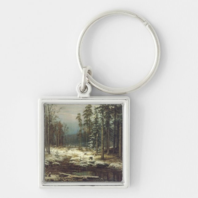 First Snow Key Ring (Front)
