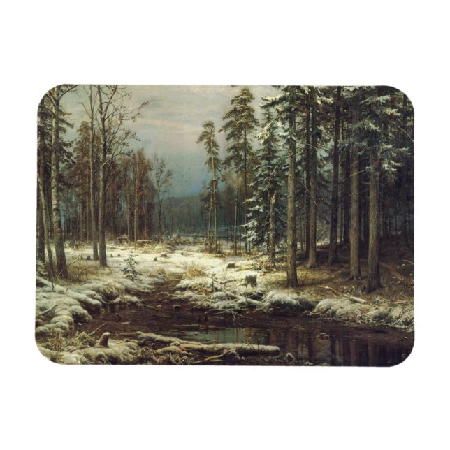 First Snow Magnet (Horizontal)