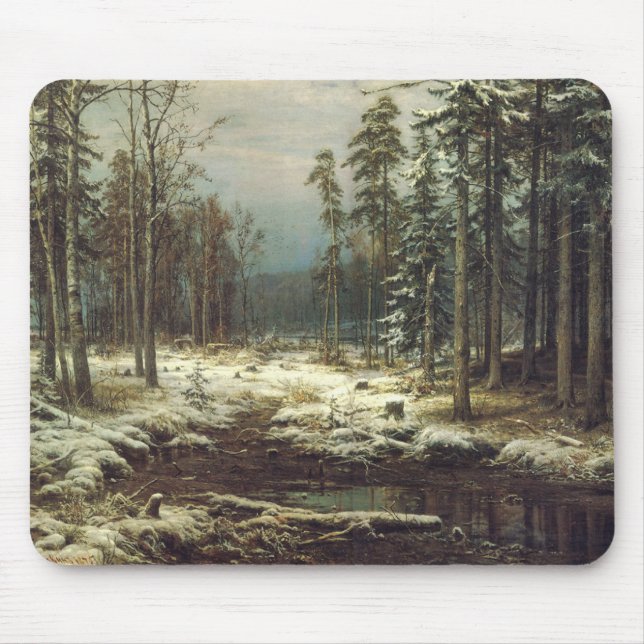 First Snow Mouse Mat (Front)