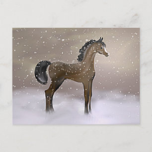 "First Snow" ~ Postcard