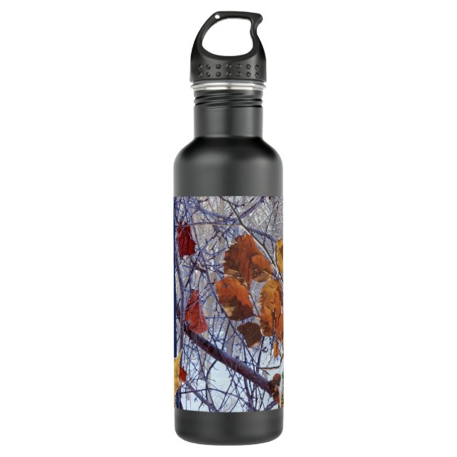 First Snow Winter Camo Print 710 Ml Water Bottle (Front)