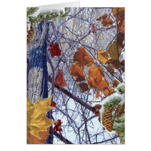 First Snow Winter Camouflage Print