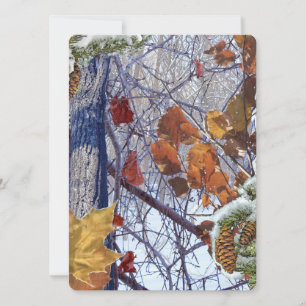 First Snow Winter Camouflage Print