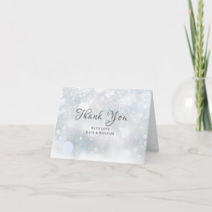 First Snowflakes Thank You Card