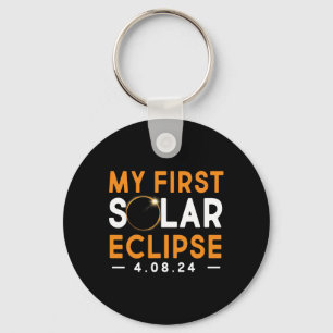 First Solar Eclipse Shirt Boys Girls 2024 Solar Ec Key Ring