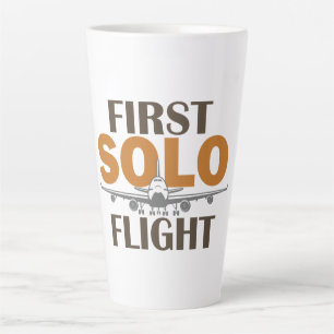 First Solo Flight  Latte Mug