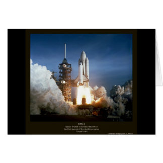 First Space Shuttle launch STS-1 Columbia