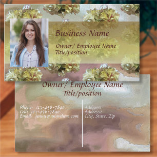First Spring Flowers PCM1 Business Card
