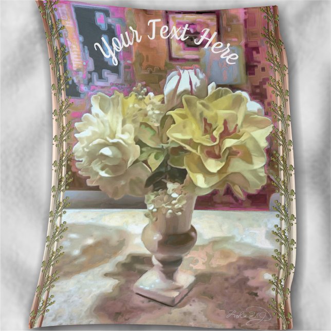 First Spring Flowers PCM1 Fleece Blanket (Creator Uploaded)