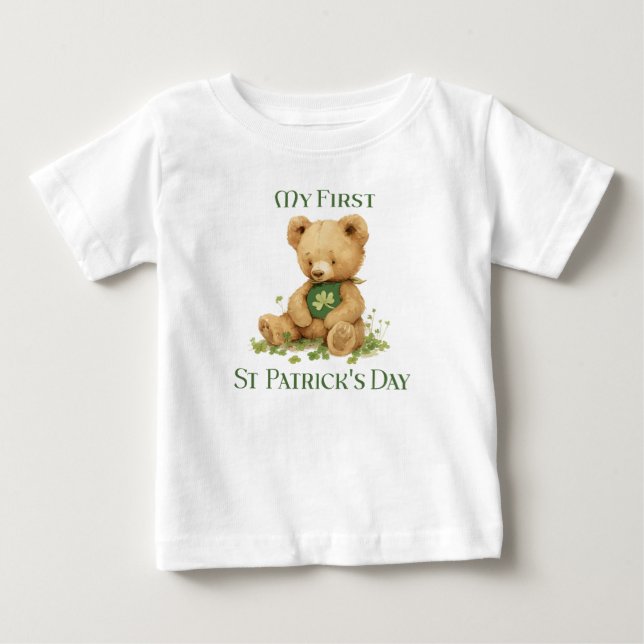 First St. Patrick's Day Baby T-Shirt (Front)