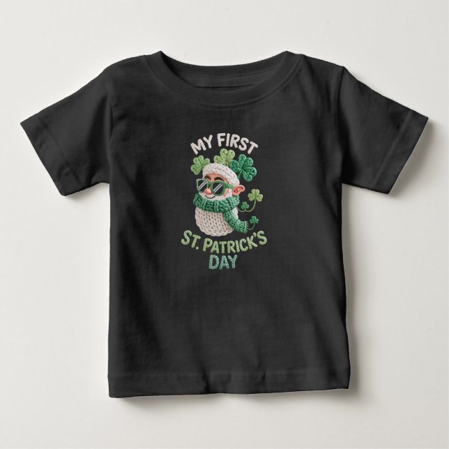 First St. Patricks Day Irish Baby  T-Shirt (Front)
