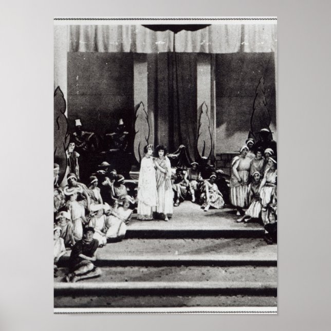 First stage performance in England "Semele" Poster (Front)