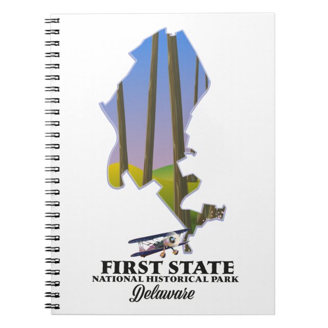 First State National Historical Park Delaware Notebook (Front)