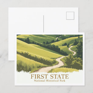 First State National Historical Park Delaware USA Postcard