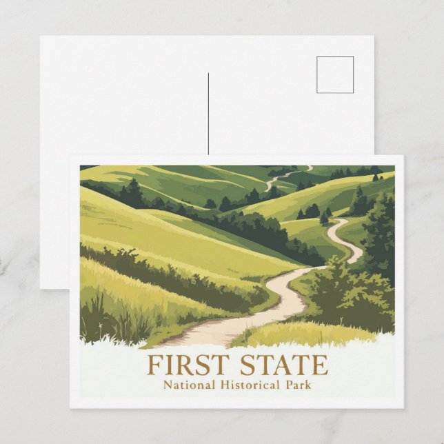 First State National Historical Park Delaware USA Postcard (Front/Back)