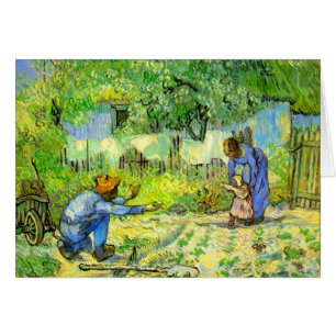 First steps, 1890 Vincent van Gogh.