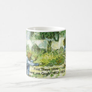 First steps, 1890 Vincent van Gogh. Coffee Mug