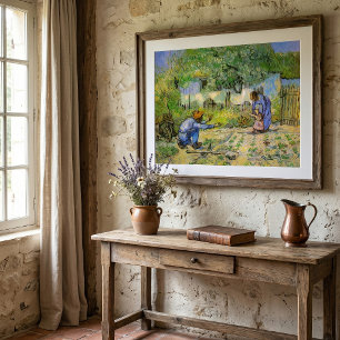 First Steps (after Millet) by Vincent van Gogh Poster