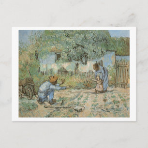 First Steps (after Millet) Van Gogh Fine Art Postcard