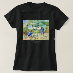 First Steps (after Millet) Vincent van Gogh art T-Shirt