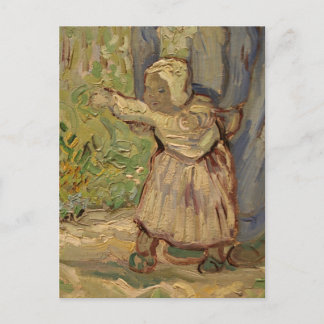 First Steps, after Millet - Vincent Van Gogh Postcard