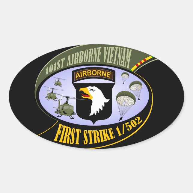 First Strike 1/502 Oval Sticker (Front)