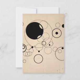 First Study for Some Circles by Wassily Kandinsky Thank You Card
