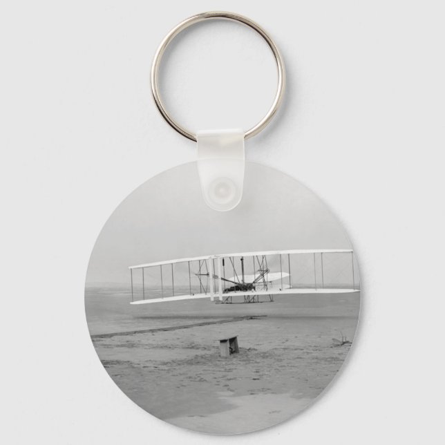 First Successful Flight of the Wright Flyer Key Ring (Front)