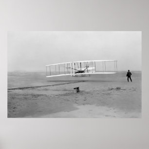 First Successful Flight of the Wright Flyer Poster