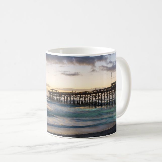 First Sunrise At Cocoa Coffee Mug (Front Right)