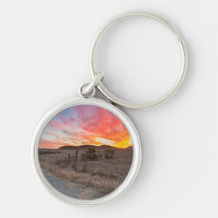 First Sunset of the Day Key Ring