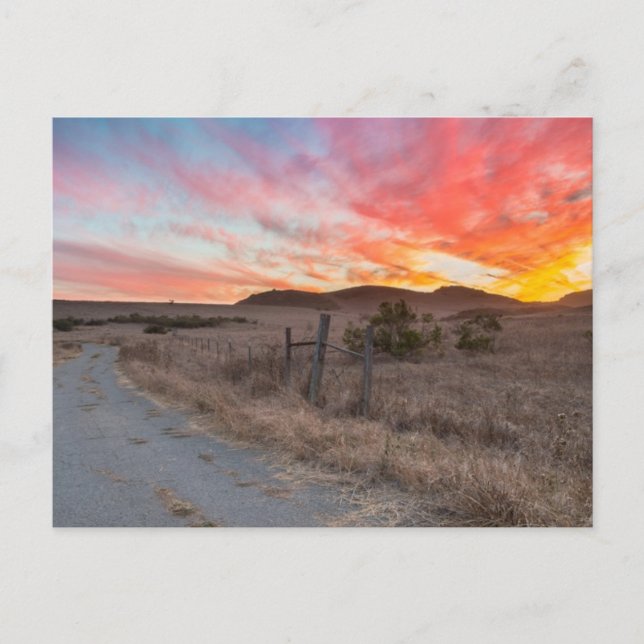 First Sunset of the Day Postcard (Front)