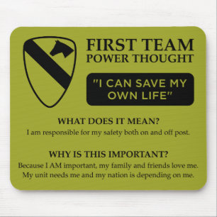 First Team Power Thought Mouse Mat