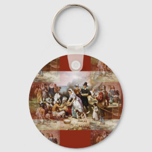 first thanksgiving key ring