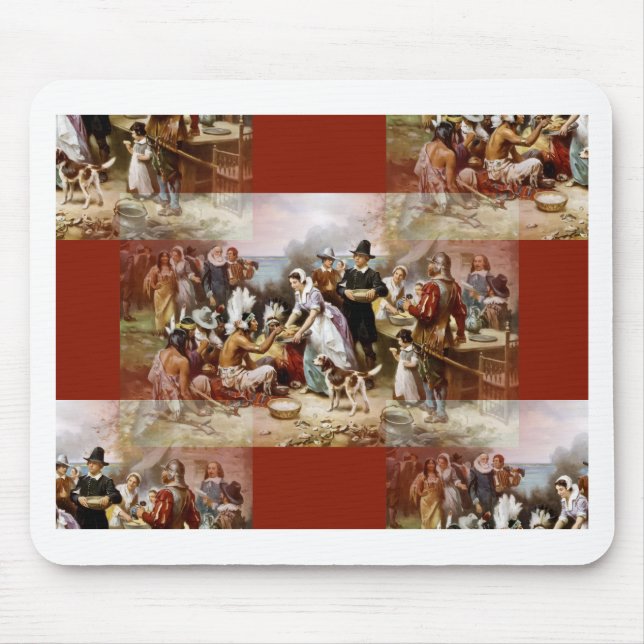 first thanksgiving mouse mat (Front)